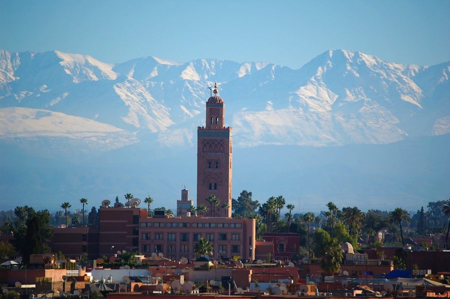 Marrakech and the Atlas mountains